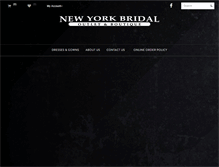 Tablet Screenshot of nybridaloutlet.com